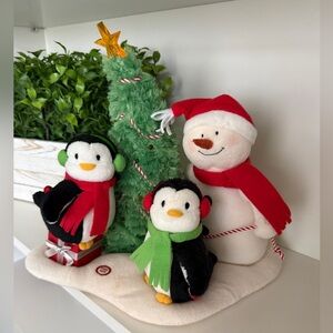 Hallmark Jingle Pals 2006 Animated Snowman Penguins Christmas Tree Sings VTG.